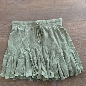 Green skirt
